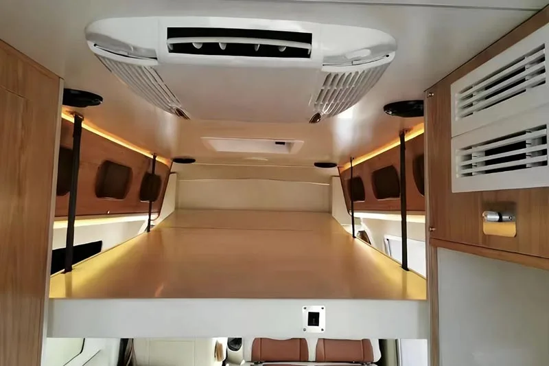 Foldable Bed in the Vehicle